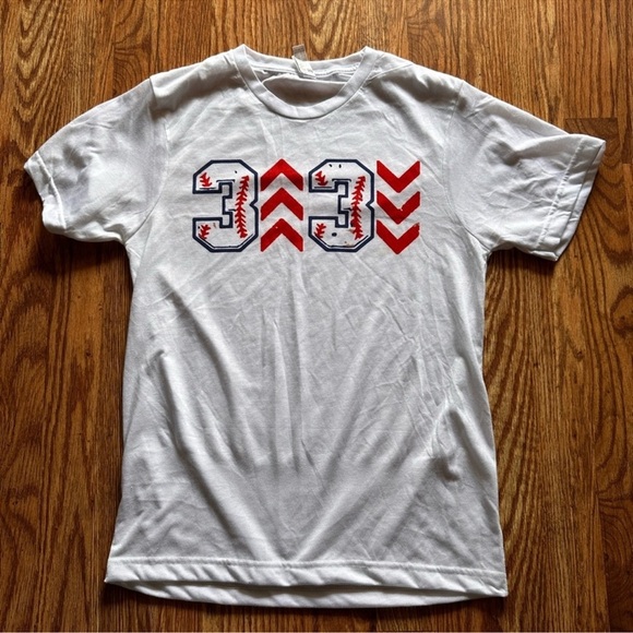 NWOT Baseball Tee Size Small - Picture 1 of 2